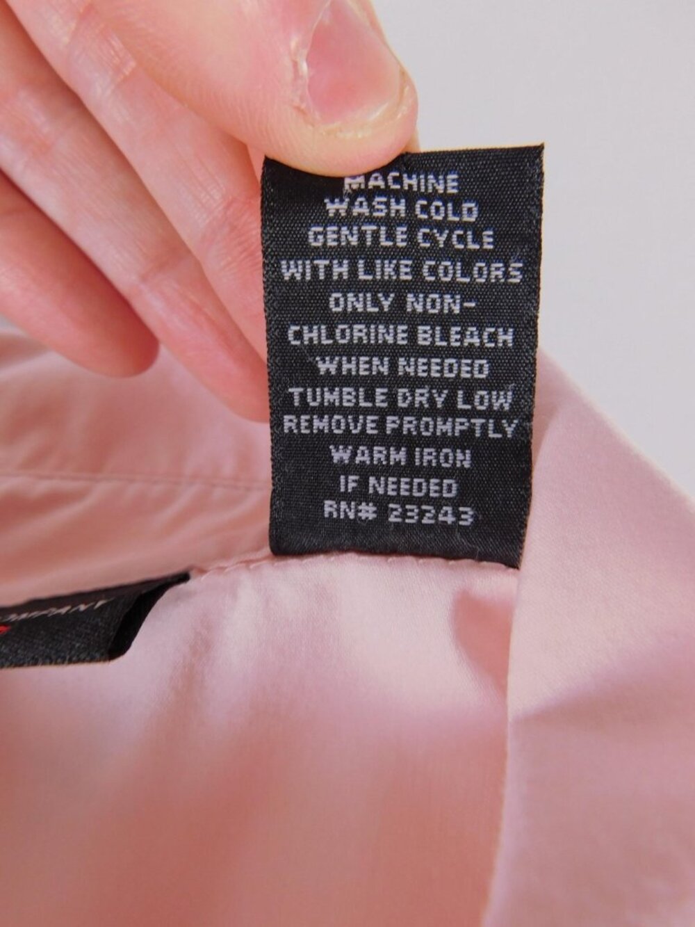 New York & Company Button Up Shirt Womens 12 Pink Collared Long Sleeve Stretch - Picture 8 of 9